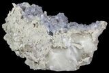 Purple/Gray Fluorite Cluster - Marblehead Quarry Ohio #81194-2